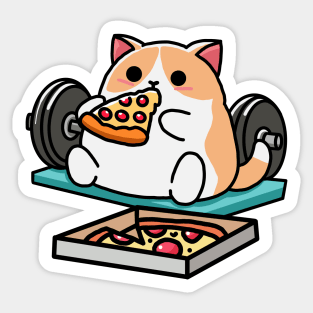 Pizza Cat Sticker